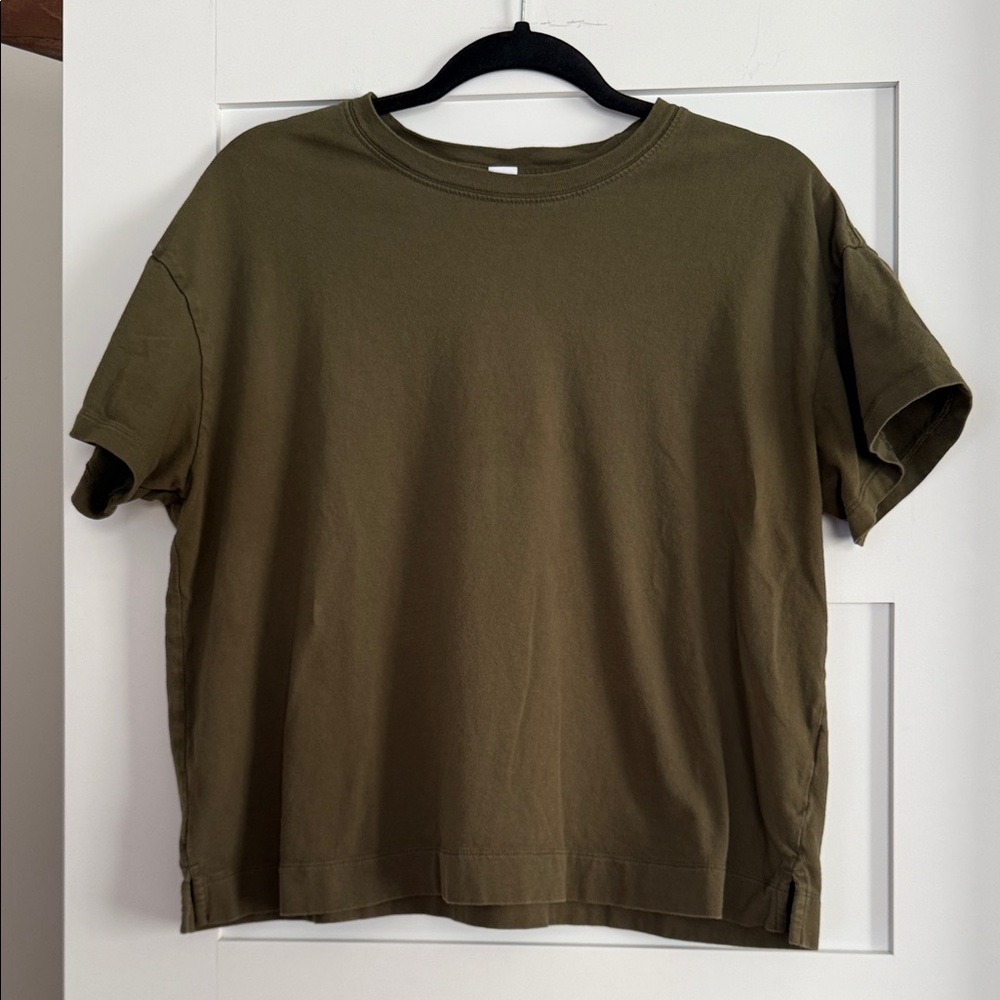 Old Navy Olive Vintage T-Shirt